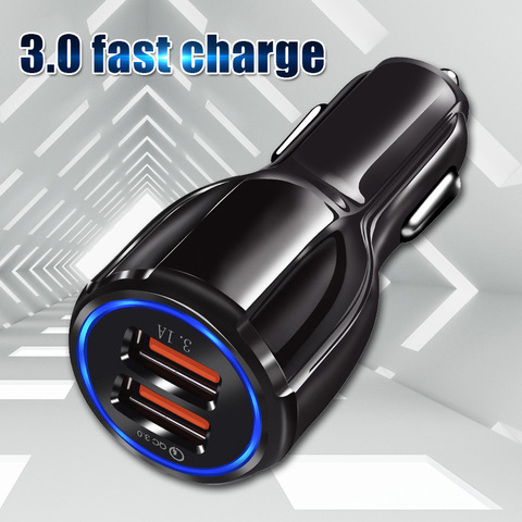 OLAF – chargeur rapide 3A USB 4.0 3.0 pour voiture, adaptateur secteur pour iPhone Samsung Xiaomi, QC 3.0 QC 4.0, pour téléphone portable ► Photo 1/6