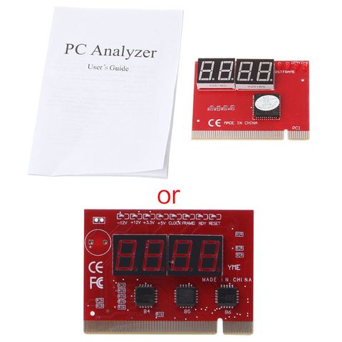 Nouvelle analyse informatique PCI carte postale carte mère LED 4 chiffres Test de Diagnostic PC analyseur réseau Kit d'outils de réparation ► Photo 1/6