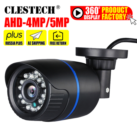 Caméra de vidéosurveillance entièrement numérique AHD, étanche ip66, 5mp 4mp 3MP SONY-IMX326 P HD 1080P, utilisation AHD-H mp, intérieur/extérieur, vision nocturne infrarouge, avec balles ► Photo 1/6