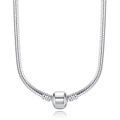 WOSTU Offre Spéciale serpent chaînes colliers idéal pour pendentif breloque pour les femmes de luxe mariage fête bijoux cadeau FB2037 ► Photo 1/6