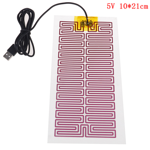 1 pc hiver Portable chaud plaque USB chauffage chauffage pour tapis de souris chaussures Golves ► Photo 1/5