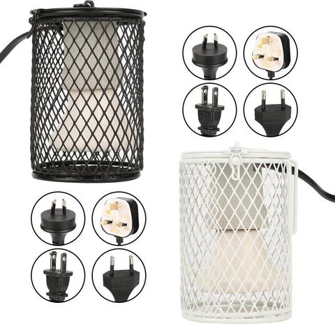 Lampe chauffante à infrarouge en céramique pour Reptile, avec Cage de sécurité, émetteur de chaleur, pour poules, Reptile, fournitures pour animaux de compagnie ► Photo 1/6