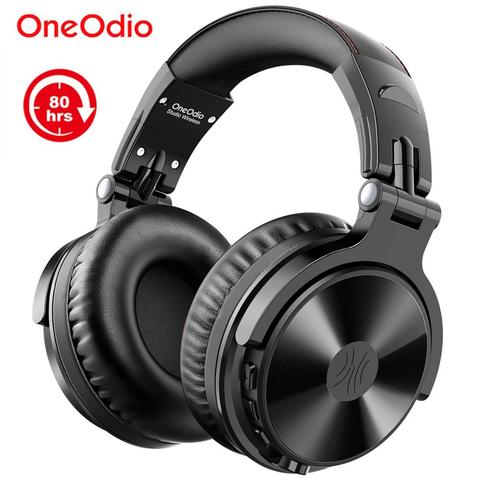 Oneodio casque sans fil Bluetooth avec Microphone 80H temps de jeu pliable sur l'oreille Bluetooth 5.0 casque pour téléphone portable PC ► Photo 1/6