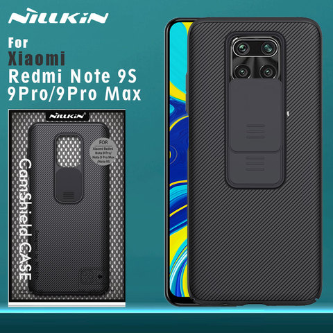 NILLKIN caméra étui de Protection pour Xiaomi Redmi Note 9S 9 Pro Max housse de Protection à glissière CamShield pare-chocs housse arrière ► Photo 1/6
