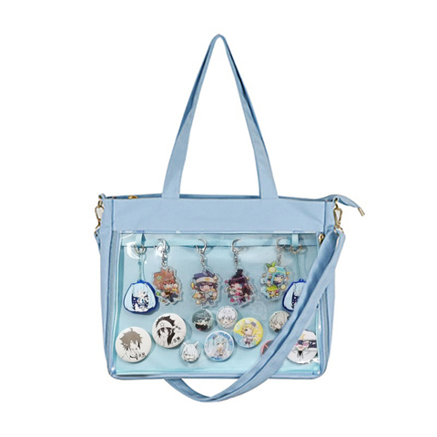 Ita sac bleu rouge japon Style 2022 nouveau mignon clair pour les femmes Double bretelles filles Transparent épaule Lolita bleu ItaBag H234 ► Photo 1/6