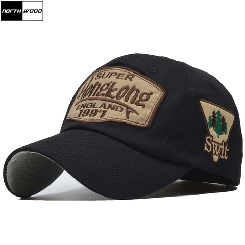 NORTHWOOD-casquette en coton pour hommes et femmes, casquette de Baseball, chapeau Hip Hop, lettre brodée, pour adultes, nouvelle marque ► Photo 1/6