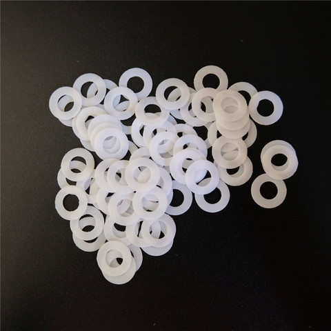 Joint en PTFE pour couteau pliant d'extérieur, 50 pièces/lot, accessoires pour manche principale, en plastique, Non standard, personnalisé, pièces pour outils ► Photo 1/5