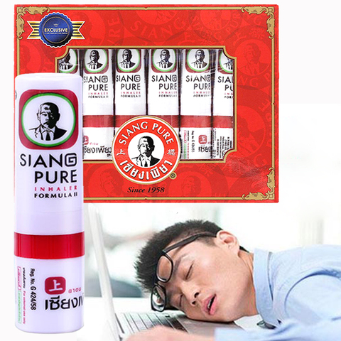 5 Pièces Nez Inhalateur Thaïlande Menthe Cylinde Rafraîchir Cerveau Anti  Fatigue Tube Cure Bouché Nez Qui Coule Aspirateur Nasal - AliExpress