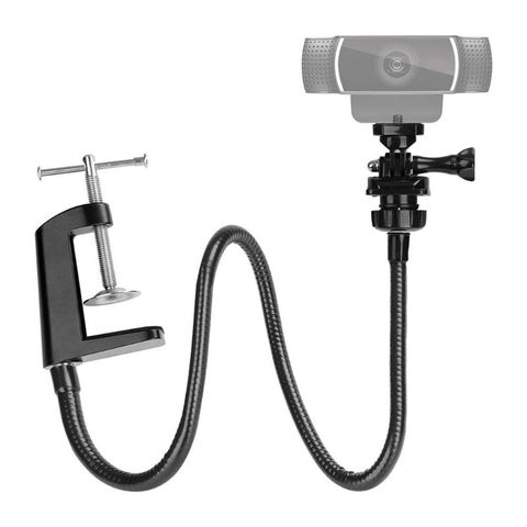 Support de caméra avec pince à mâchoire de bureau améliorée support de col de cygne Flexible pour Webcam Brio 4K C925e C922x C922 C930e C930 C920 C615 ► Photo 1/6