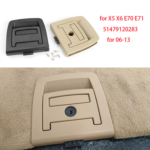 Voiture coffre couverture arrière plaque inférieure tapis tapis de sol poignée Auto accessoires pour BMW E70 X5 E71 X6 2006-2013 51476958161 ► Photo 1/5