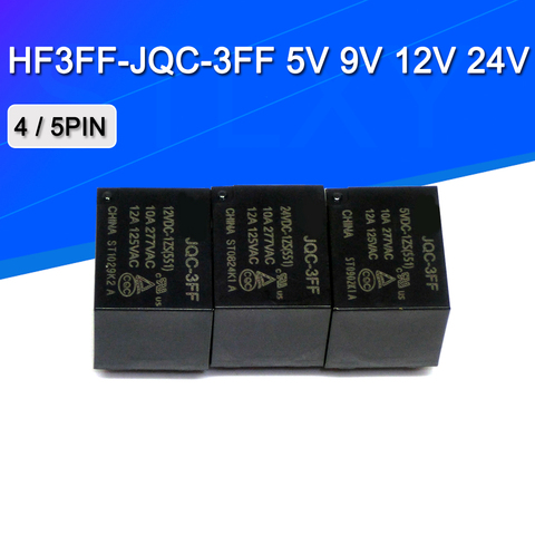 Relais HF3FF-JQC-3FF-551 DIP5 1HS 4PIN 5V 12V 24V DC 5 pièces ► Photo 1/3