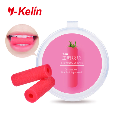 Y-kelin aligneur Chewies 2 pièces/boîte invisible retenue place orthodontique Silicone bâton parfait sourire 5 couleurs option ► Photo 1/6