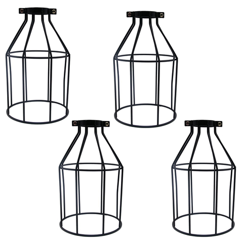 Couvercle de lampe de Style Vintage industriel, Cage en fil métallique pour luminaire suspendu, garde-lampe ► Photo 1/6