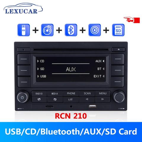 LEXUCAR – autoradio Bluetooth, lecteur CD, USB, MP3, AUX, RCN210, 210, 9N 31G 035, 2 din, pour voiture VW Polo 9N Golf Jetta MK4, Passat B5, 185 ► Photo 1/6