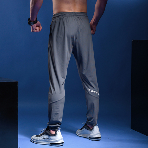 Pantalon de Sport pour hommes, survêtement de course, d'athlétisme, de Football, de Jogging, d'entraînement élastique, vêtements de Sport à séchage rapide ► Photo 1/6