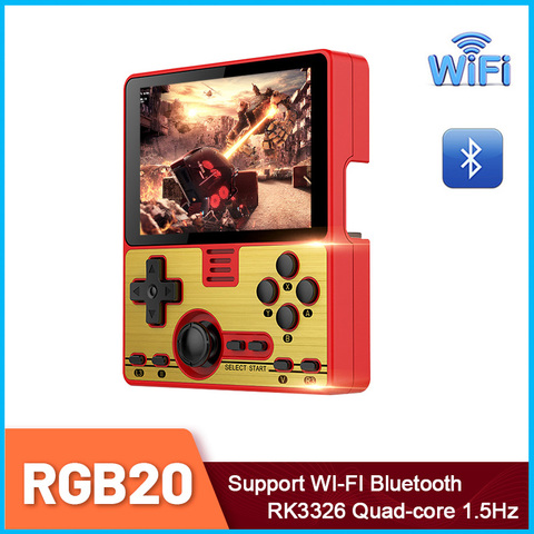 Mini Console de jeux rétro en ligne RGB20, écran IPS de 3.5 pouces, lecteur portable avec Module Wifi intégré, multijoueur ► Photo 1/6