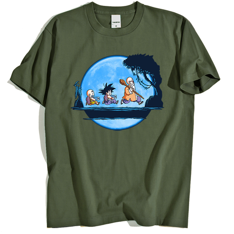 T-Shirt col rond pour homme, vêtement simple et respirant, en coton, avec dessins animés imprimés, à la mode, japon, été ► Photo 1/6