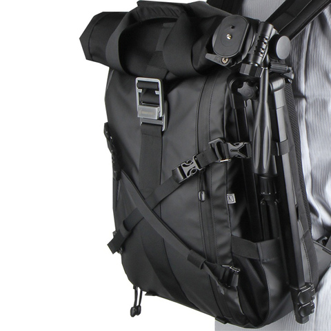 Besnfoto BN-2022 DSLR sac à dos Rolltop compartiment pour ordinateur portable accès latéral rapide sac photo étanche pour la randonnée en voyage ► Photo 1/6