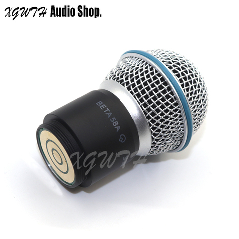 Tête de Capsule de cartouche de Grille de Microphone portable sans fil de remplacement pour Shure BETA58A SM58 PGX2 PG4 SLX2 SLX4 coque de cadre ► Photo 1/3