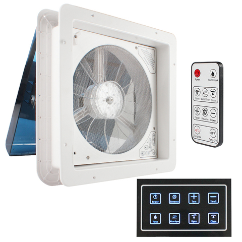 Caravane accessoires Camping-Cars évents 12 volts fan camping-car rv fenêtre Véhicule Récréatif ► Photo 1/6