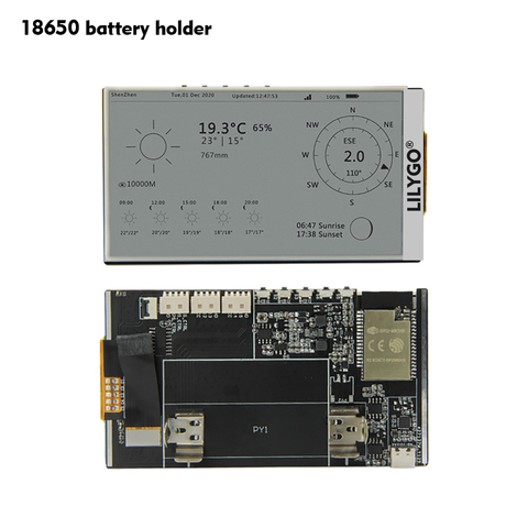 LILYGO – e-papier T5-4.7 pouces ESP32 V3 version 16 mo FLASH 8 mo PSRAM WIFI/Bluetooth pour arduino ► Photo 1/6