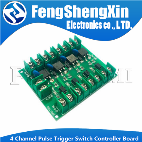 MOSFET 4 canaux impulsion déclencheur commutateur carte contrôleur PWM optocoupleur opto-isolateur carte pilote pour moteur lumière LED ► Photo 1/1