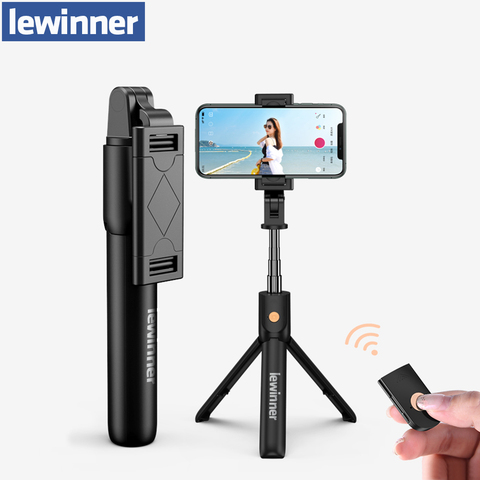 Lewinner K07 3 en 1 sans fil Bluetooth Selfie bâton Mini trépied extensible monopode universel pour iPhone pour Samsung/Huawei ► Photo 1/6