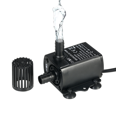 USB DC5V 4.8W Ultra-silencieux Mini pompe à eau sans brosse étanche Submersible fontaine Aquarium circulant 300L/H ascenseur 300cm ► Photo 1/6