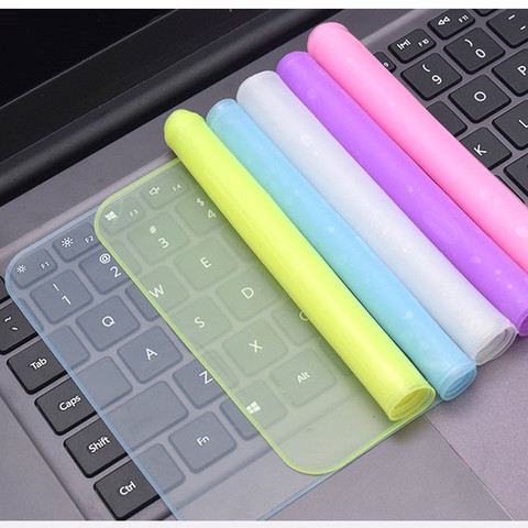 Film de protection pour clavier d'ordinateur portable de 12 à 14 pouces, 15 à 6 pouces, en Silicone, étanche à la poussière, pour chromebook ► Photo 1/6