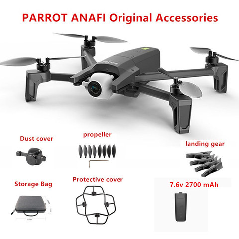 Perroquet ANAFI GPS Drone accessoires d'origine batterie hélice housse de protection train d'atterrissage Drone pièces de rechange perroquet ANAFI pièces ► Photo 1/6