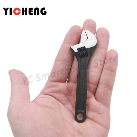 1 Pcs Steel/2.5/4-Inch Monkey Wrench Mini Open-end Wrench Mini Tool Shifting Spanner ► Photo 1/3