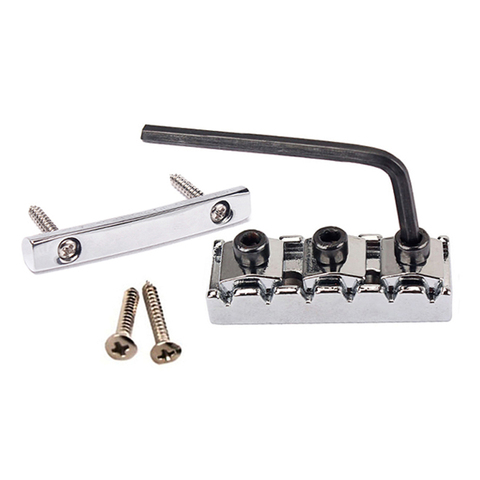 Barres de retenue de cordes avec écrou de verrouillage, pour pont de guitare Floyd Rose tremolo, Chrome ► Photo 1/5