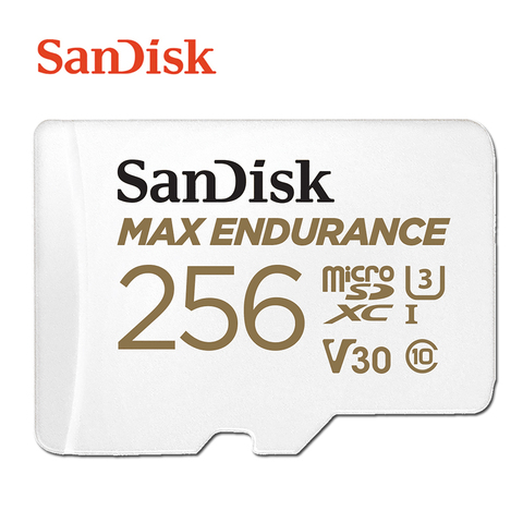 SanDisk – carte micro SD C10 U3 V30 4K MAX ENDURANCE, 32 go 64 go 128 go 256 go, carte mémoire pour surveillance vidéo, pour drones ► Photo 1/6