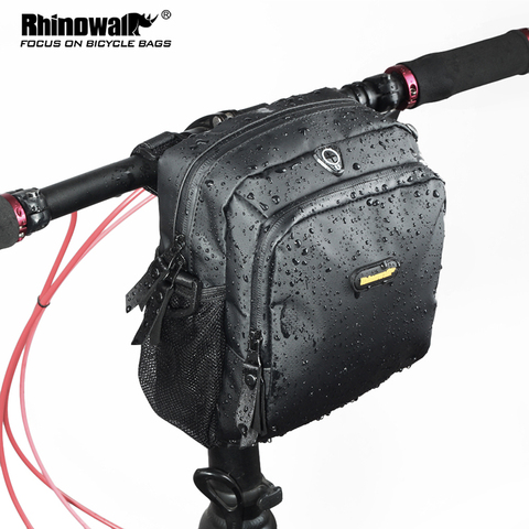 Rhinowalk sac de vélo étanche vtt vélo avant cadre Tube pliant vélo téléphone vélo sac vélo accessoires T92 ► Photo 1/6