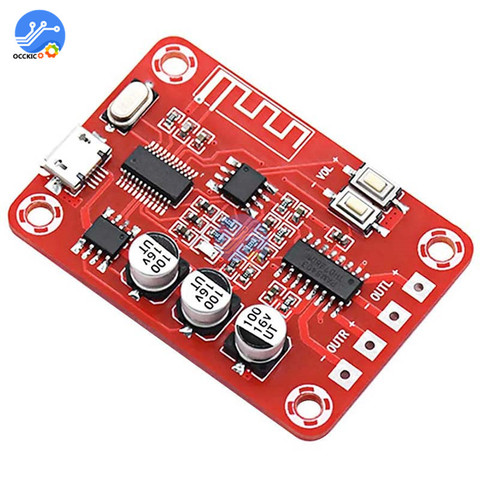 XH-A251 Bluetooth MP3 décodeur Module amplificateur numérique carte V4.2 5W + 5W DC 5V Audio récepteur sonore pour haut-parleur Home cinéma bricolage ► Photo 1/6