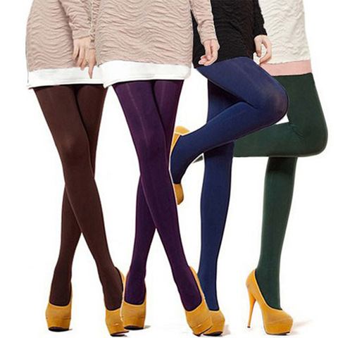 Collants fins pour femmes, 120D, collants moulants, couleur bonbon, printemps-automne ► Photo 1/6