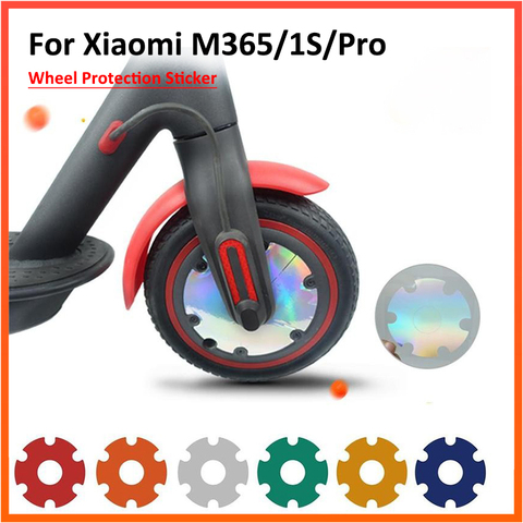 Couverture de Protection de roue pour Scooter électrique Xiaomi Mijia M365 1S Pro, pare-chocs de roue, résistant aux rayures ► Photo 1/6