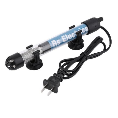 50w/100w/200w/300w US Plug tige de chauffage de chauffage Submersible pour le réglage de la température du réservoir de poissons en verre d'aquarium ► Photo 1/6