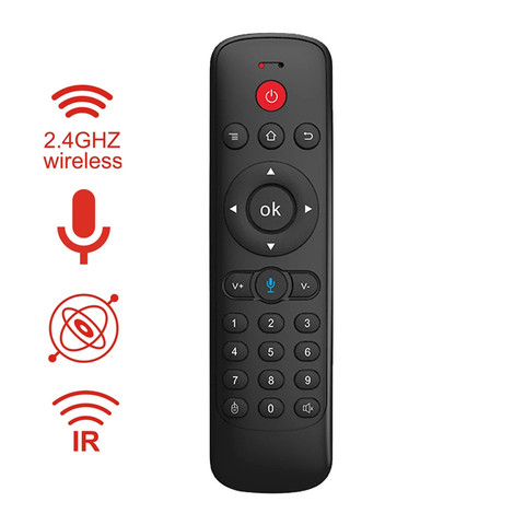 Gyroscope C30 sans fil 2.4GHz, télécommande à commande vocale intelligente, d'apprentissage IR, pour TOX1 H96 X96 MAX Android TV Box Vs G50S G20S ► Photo 1/1