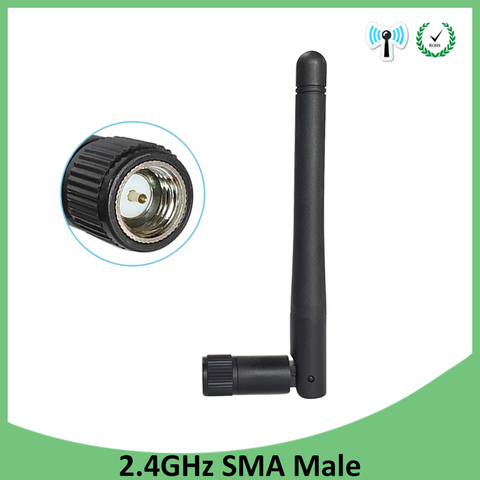 Antenne WIFI 2.4 GHz, connecteur SMA mâle, pour routeur sans fil ► Photo 1/6