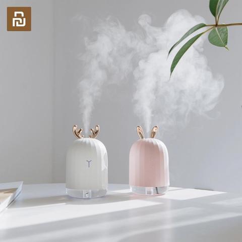 Youpin Y – Mini diffuseur ultrasonique d'arôme et d'arôme, USB, aromathérapie, pour voiture, bureau, maison, veilleuse LED ► Photo 1/6