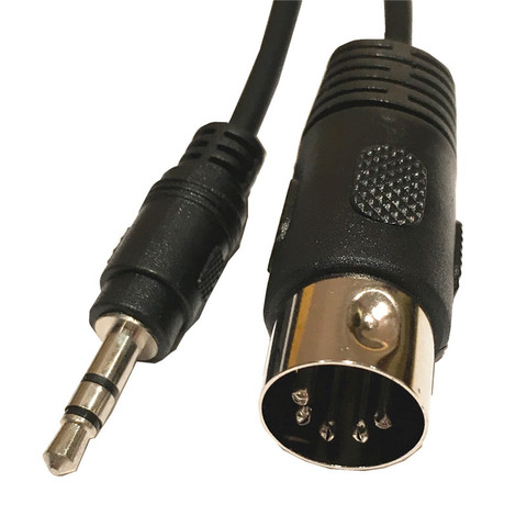 Câble Audio avec fiche Din 5 broches mâle vers Jack stéréo 3.5mm, 0.5m, 1.5m, 2m, 3m ► Photo 1/4