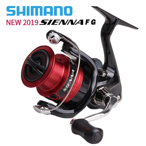 SHIMANO – moulinet de pêche SIENNA 500/1000/2000/2500/2500HG/C3000/4000, 3 + 1 roulements, frein à friction d'une puissance max de 4kg/8.5kg, nouveauté 2022 ► Photo 1/6