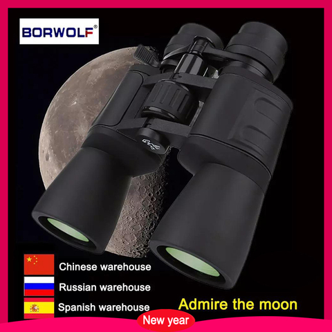 Borwolf – 10-180X90 jumelles professionnelles HD à fort grossissement, Zoom puissant, Vision nocturne légère pour télescope de chasse ► Photo 1/6