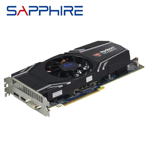 Utilisé saphir HD 6870 1GB cartes graphiques GPU pour AMD Radeon HD6870 1G GDDR5 vidéo 256 bits cartes PC ordinateur de jeu PCI-E DVI ► Photo 1/6