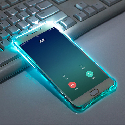 Étuis de téléphone de brillance de lumière de réfraction de conception magique pour Samsung Galaxy S8Plus S7Edge S9Plus Note8 9, étui brillant en TPU souple avec Airbag ► Photo 1/5