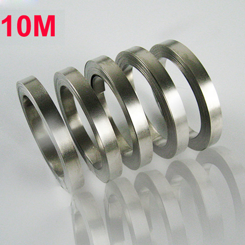 Connecteur de bande de ceinture en acier nickelé pour batteries Li-ion 18650, 1 rouleau de 10m ► Photo 1/4
