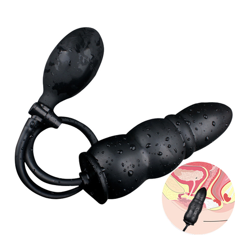 Silicone Anal Gonflable Bouchon D'expansion Sex Toys pour Femme et Hommes Couples Gay Anal Gonflable Lavement Buse L'anus Agrandisseur Lavement Prise ► Photo 1/5