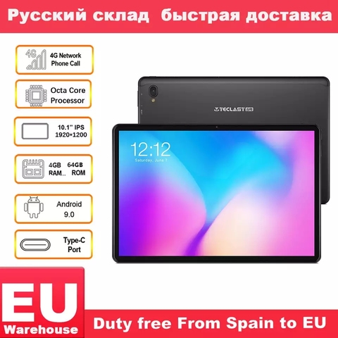 Teclast T30 4G téléphone tablette android 9.0 10.1 