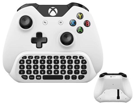 Clavier sans fil ChatPad pour Microsoft Xbox One clavier QuickType blanc avec récepteur USB pour manette de jeu Xbox One ► Photo 1/6